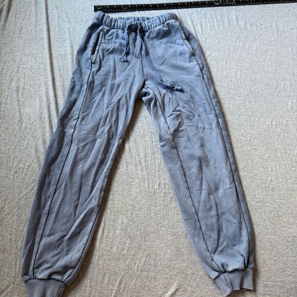aerie Pants - Sz XS American Eagle Aerie Blue 100% Cotton Jogger Drawstring Sweat pants